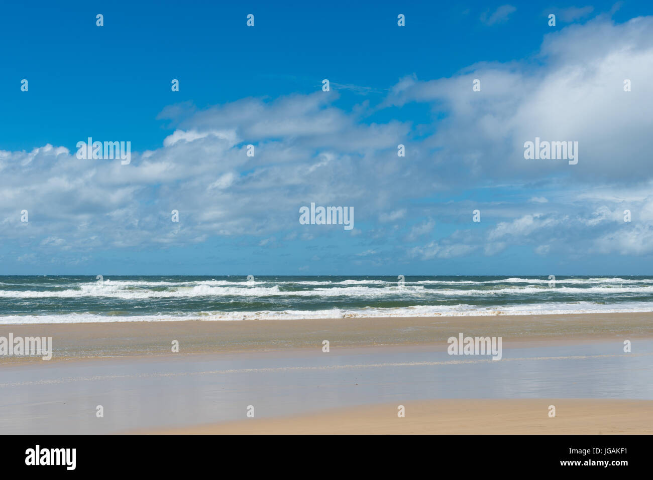 Sandy Strände Teil der Great Sandy National Park in Queensland, Australien. Stockfoto