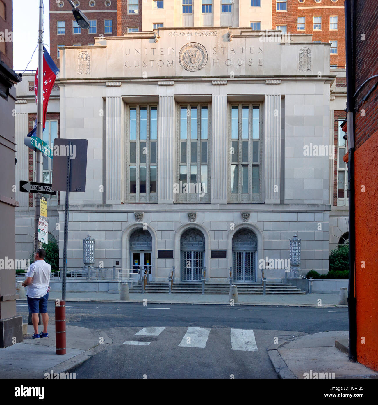 Vereinigten Staaten Zollhaus, Philadelphia Stockfoto