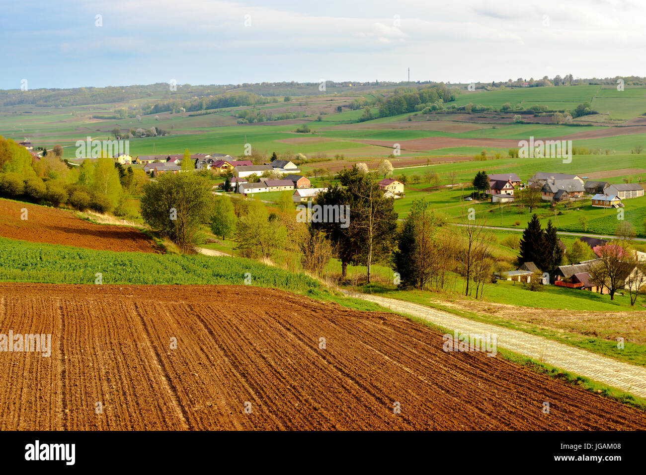 Roztocze, schöne Region in Polen Stockfoto