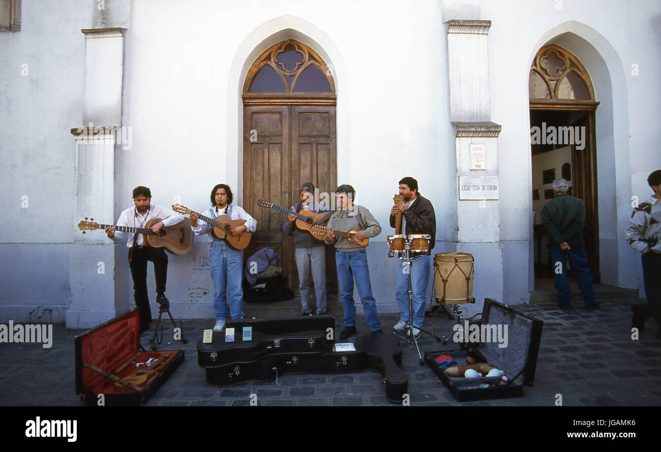 Menschen, Musikinstrumente, Curitiba, Paraná, Brasilien Stockfoto