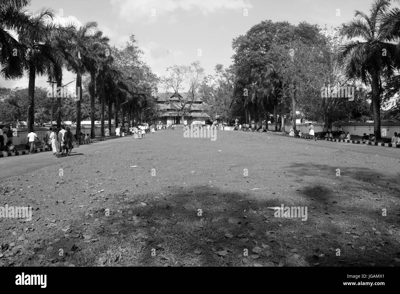 Vadakkunnathan Tempel - Thrissur, Kerala Stockfoto