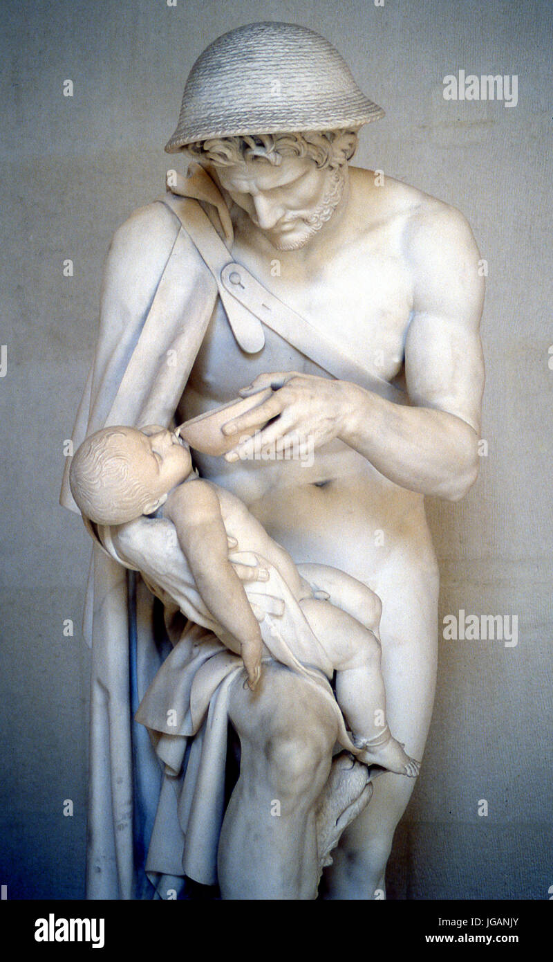 Skulptur, Louvre-Museum, Paris, Frankreich Stockfoto
