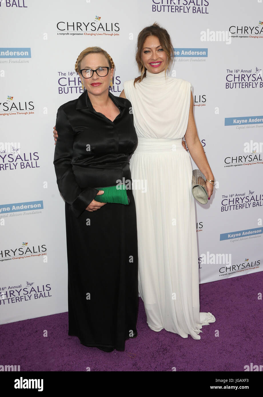 16. jährlichen Chrysalis Butterfly Ball - Ankünfte mit: Patricia Arquette, Rebecca Gayheart-Däne wo: Brentwood, Kalifornien, Vereinigte Staaten, wann: 4. Juni 2017 Kredit: FayesVision/WENN.com Stockfoto