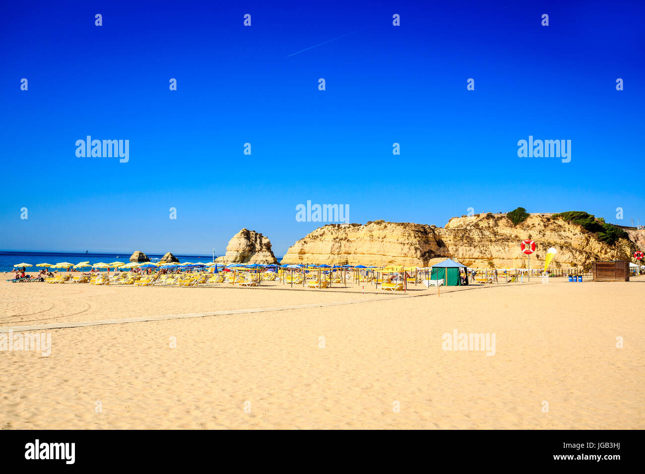 Praia da Rocha in Portimao, Algarve, Portugal Stockfoto