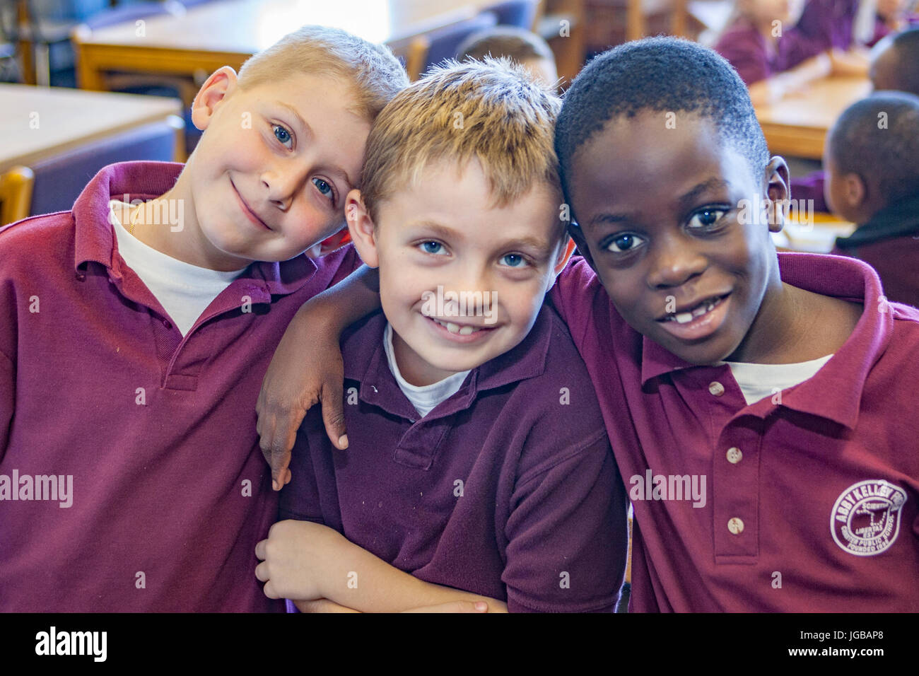 Kinder im Klassenzimmer Stockfoto