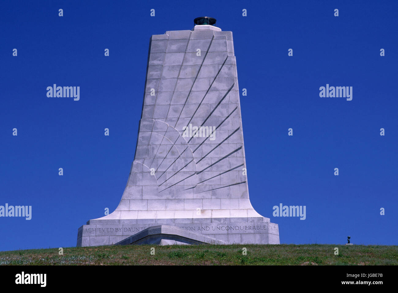 Wright Brüder Denkmal, Wright Brothers National Memorial, North Carolina Stockfoto