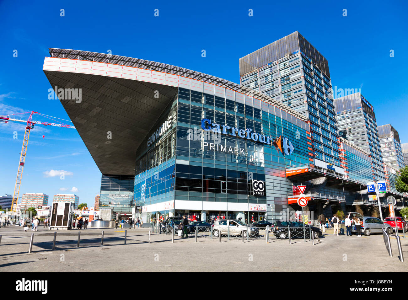 Euralille Einkaufszentrum in Lille, Frankreich Stockfoto