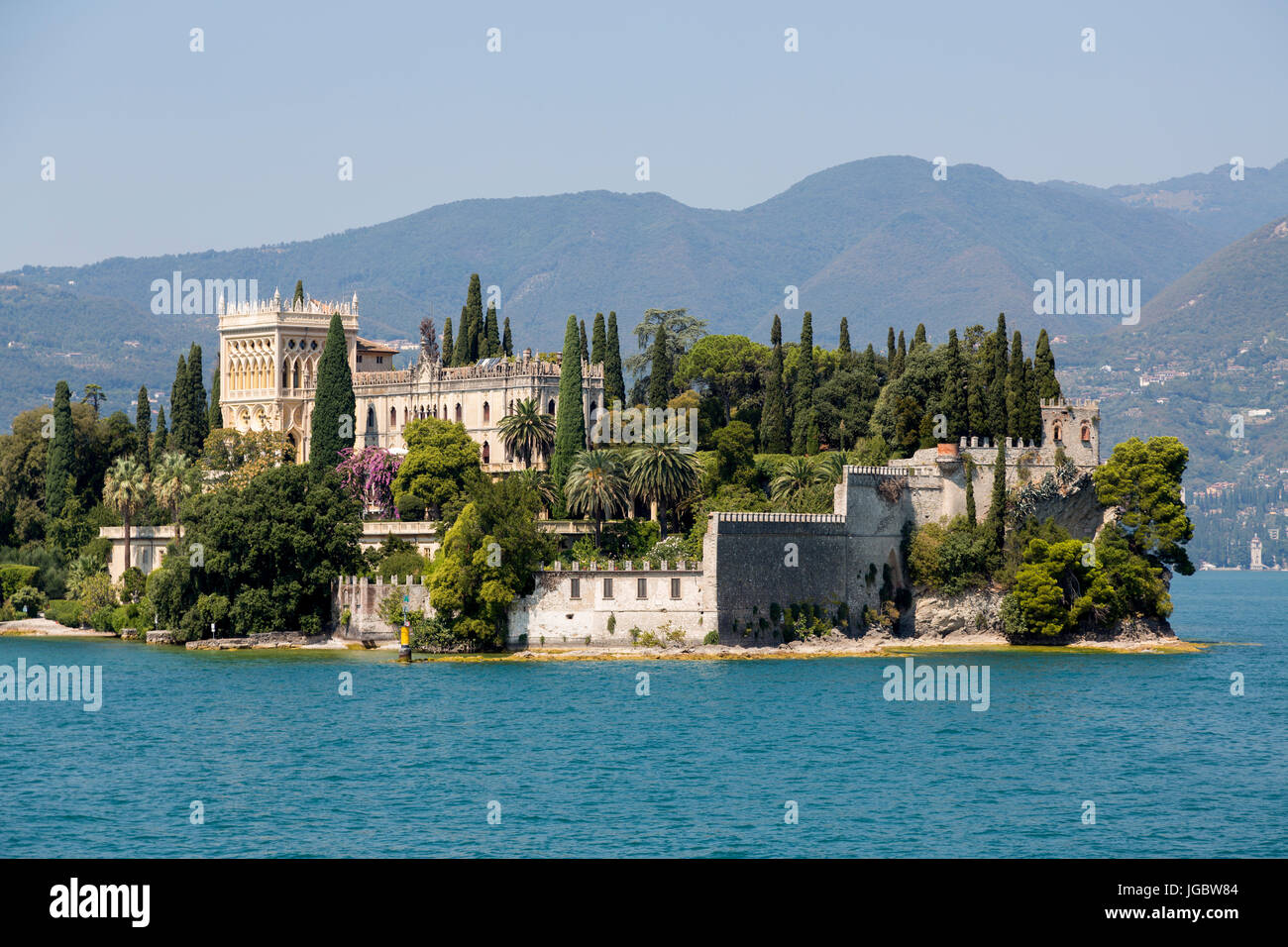 Isola di Garda am Gardasee, Italien Stockfotografie Alamy