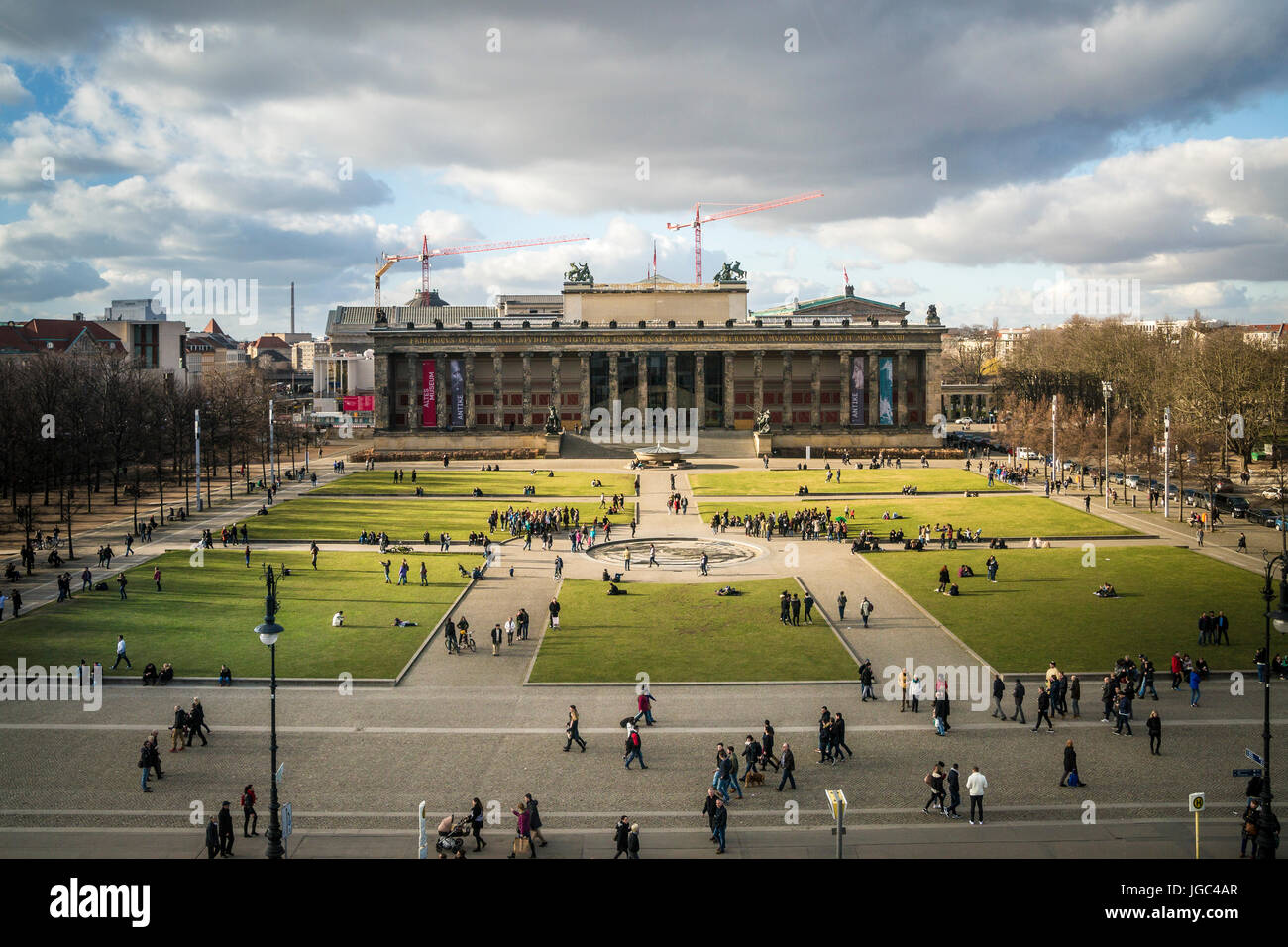 Altes Museum, Altes Museum, Berlin Stockfoto