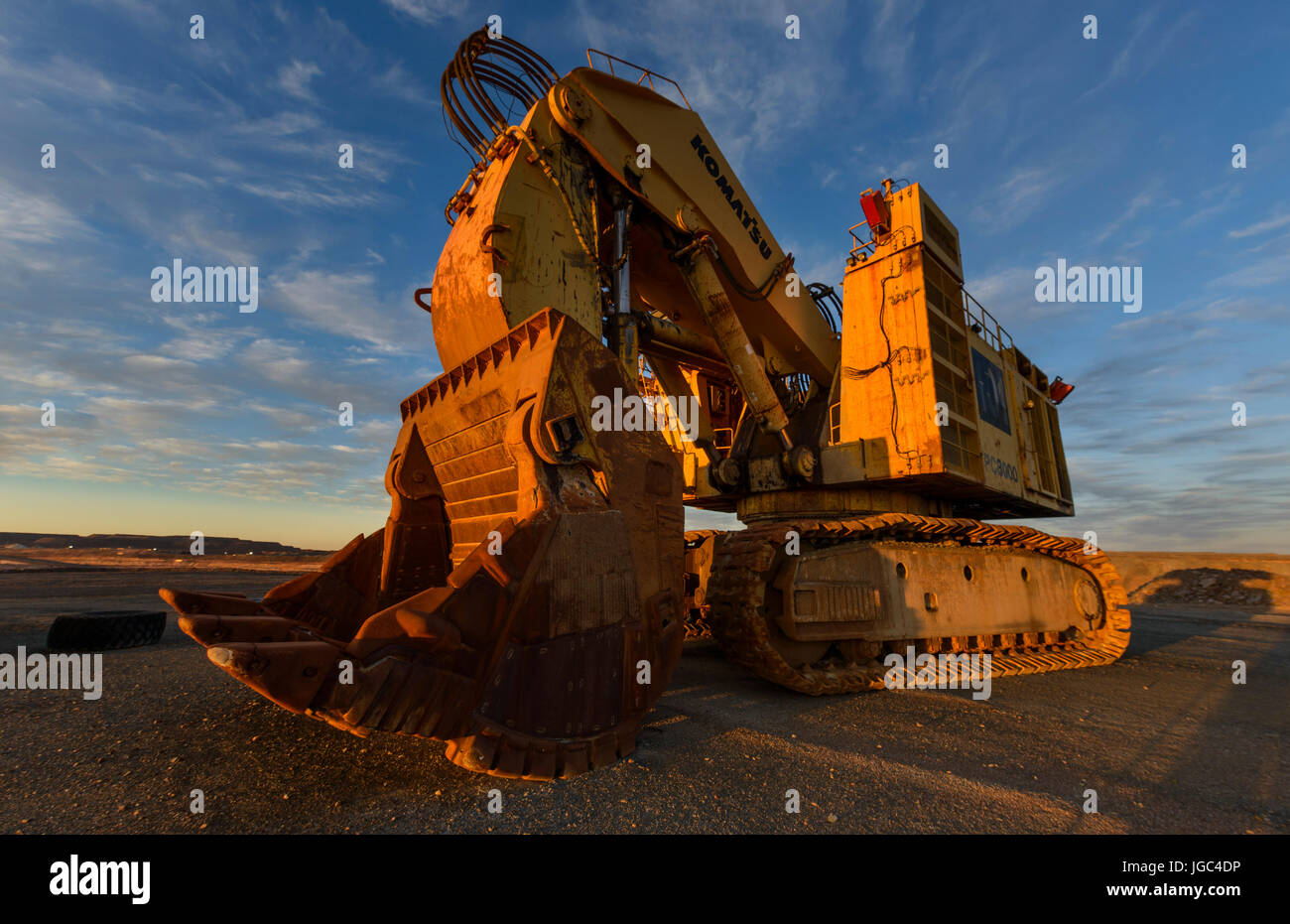 Bagger einer Goldmine, Kalgoorlie, Western Australia Stockfoto