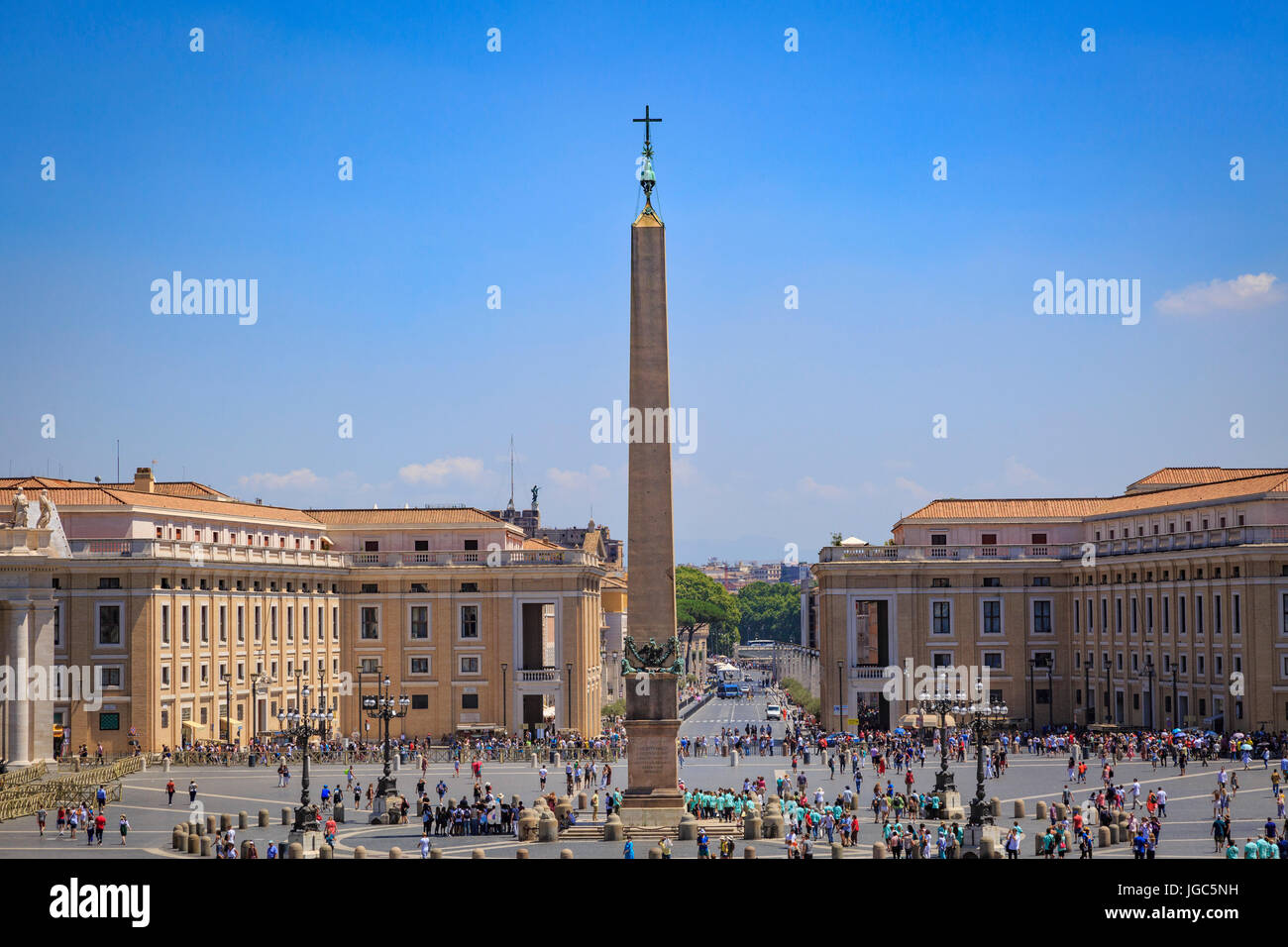 St. Peters Basilica, Vatikanstadt, Rom, Italien Stockfoto