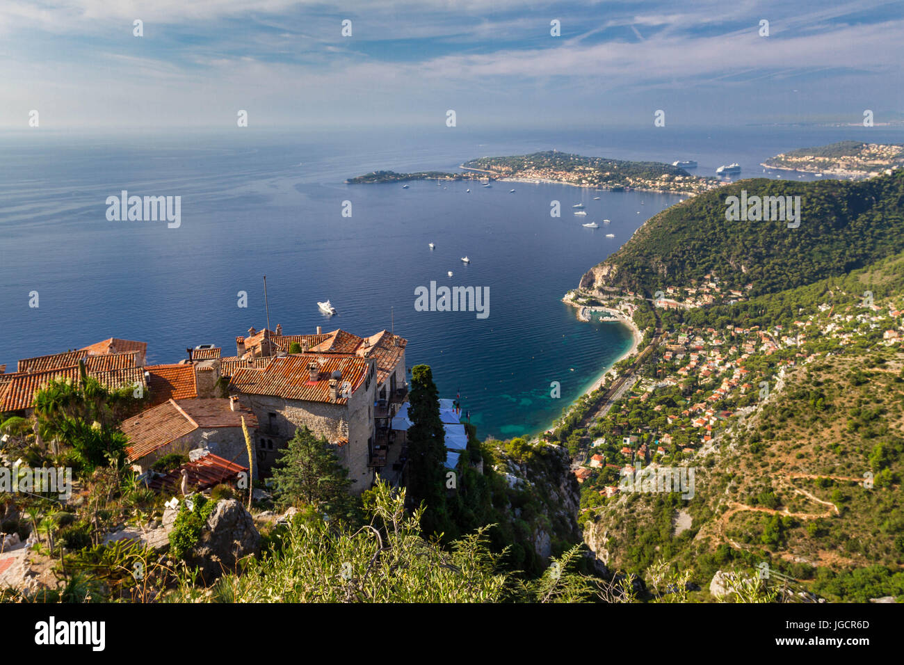 Eze-Sur-Mer, Provence-Alpes-Côte-d ' Azur, Frankreich Stockfoto