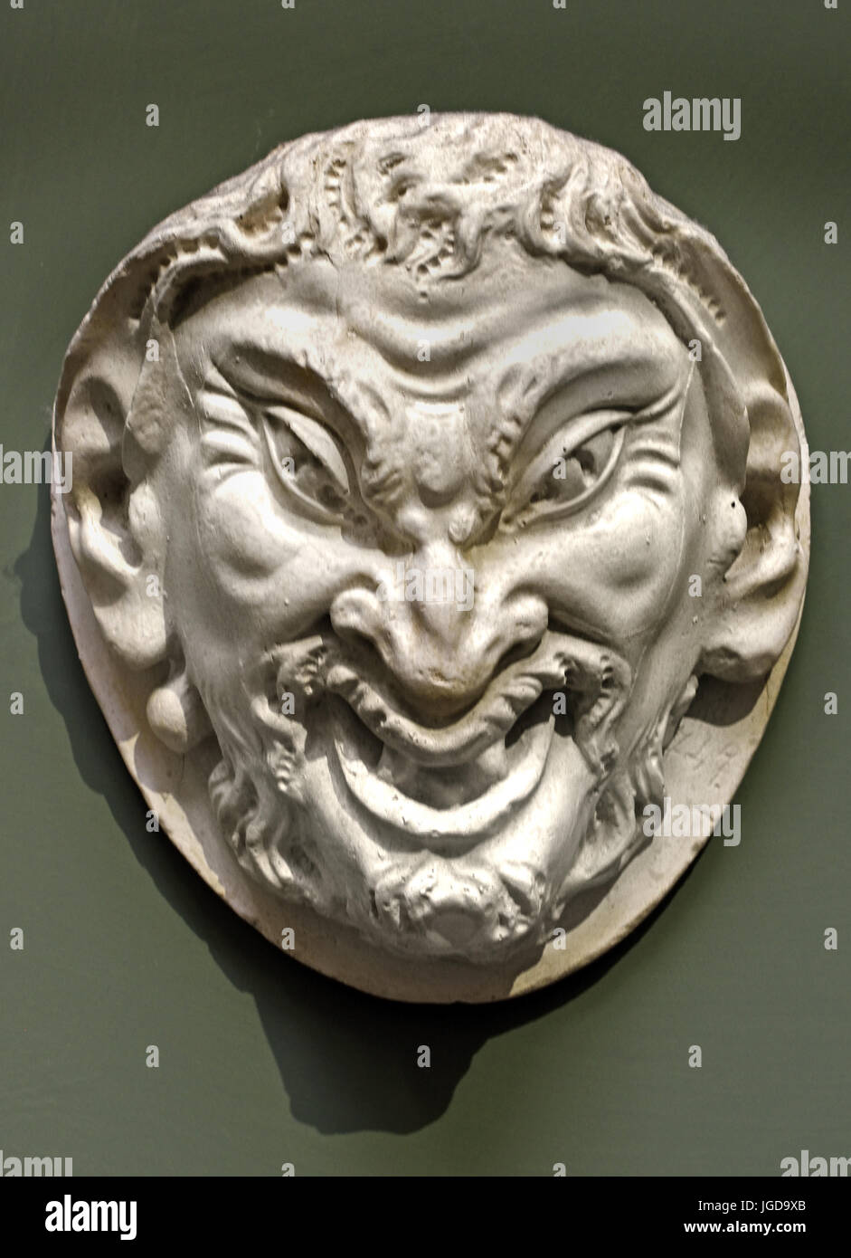 Kopf von einem Satyr nach Michelangelo Buonarroti Uffizien Florenz Italien Italienisch Stockfoto