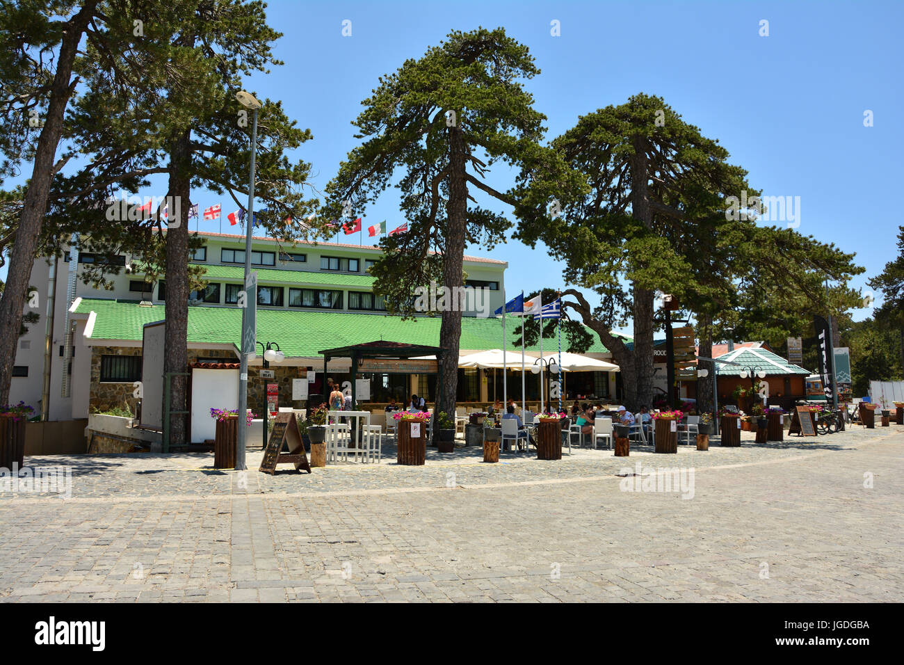 Troodos Gebirge Zypern Stockfoto