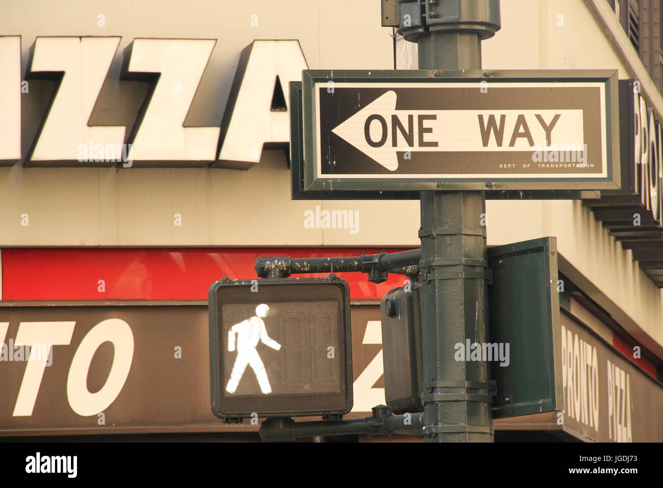Broadway Avenue, New York, Vereinigte Staaten von Amerika Stockfoto