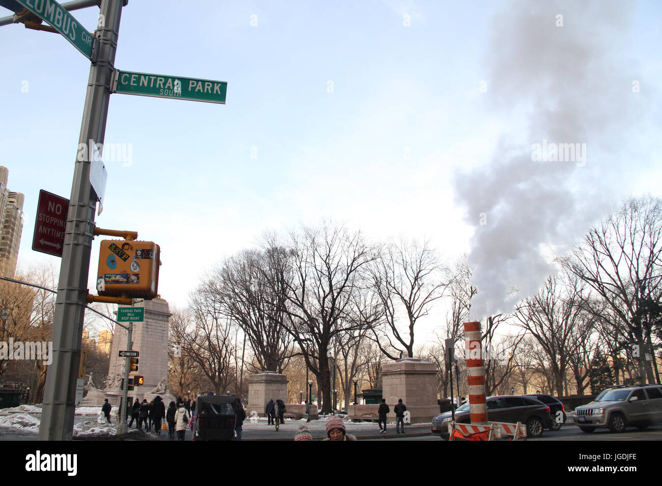 Die Maine Denkmal, New York, NY, USA Stockfoto