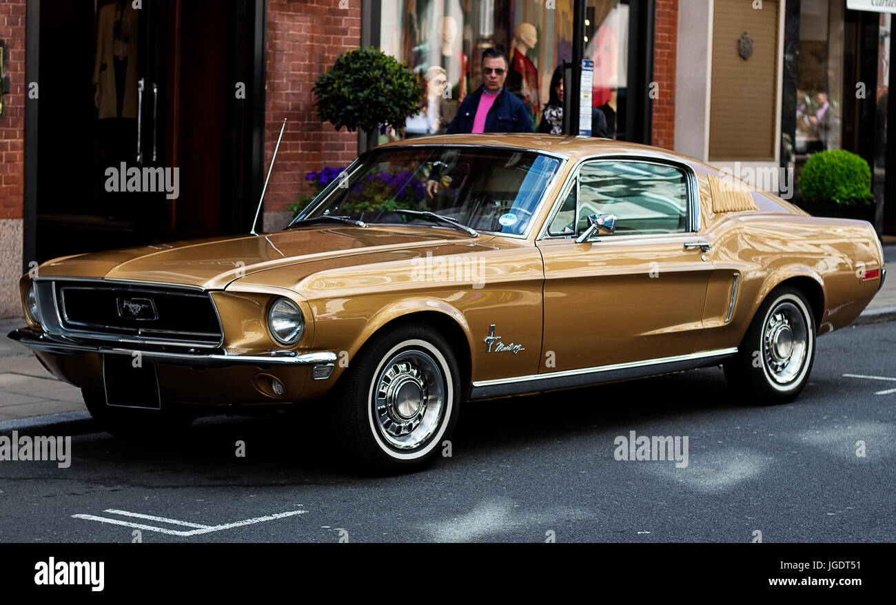 Oldtimer Mustang Stockfoto