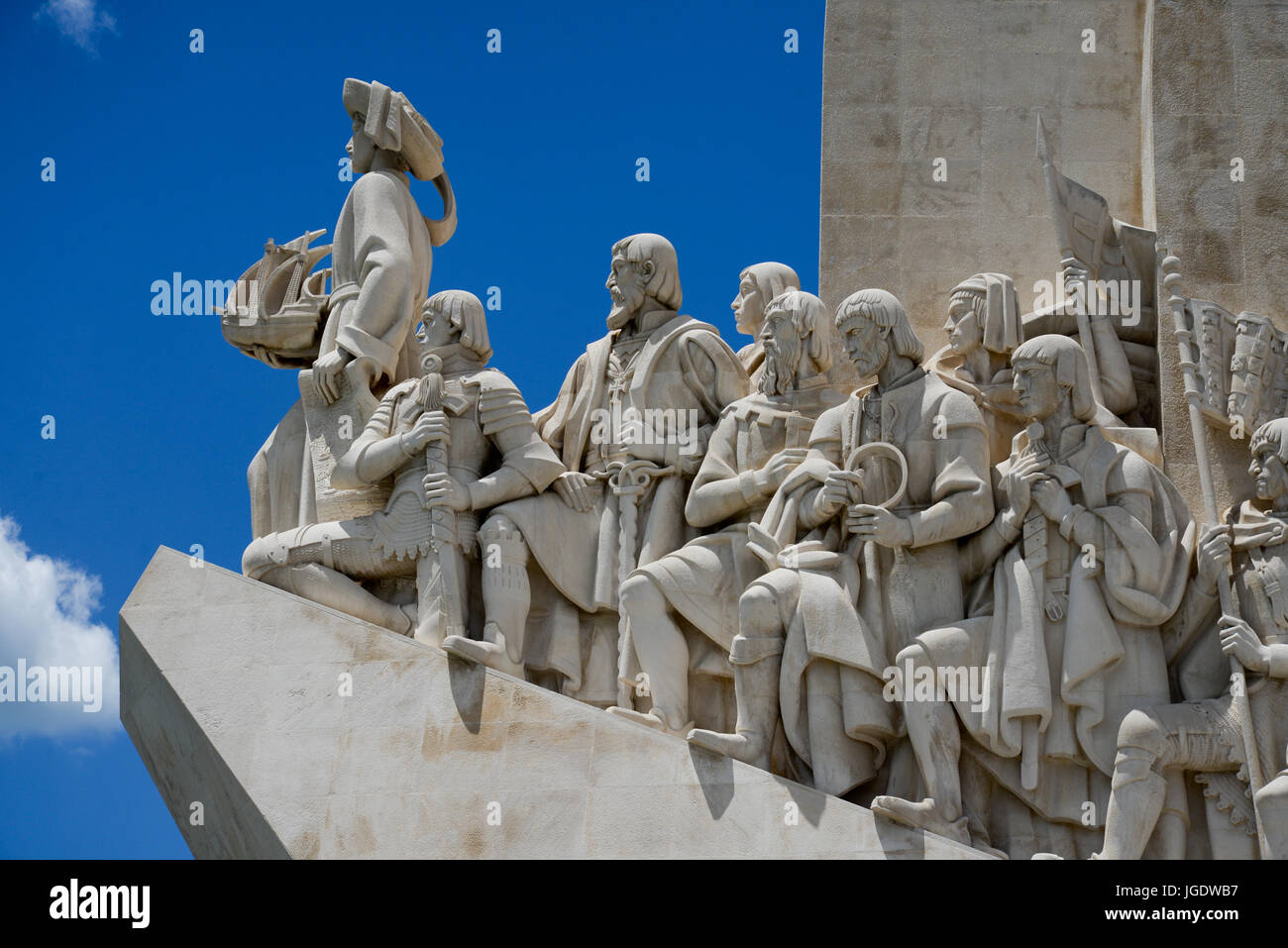Padrão Dos Descobrimentos (Denkmal der Entdeckungen) in Lissabon, Portugal Stockfoto