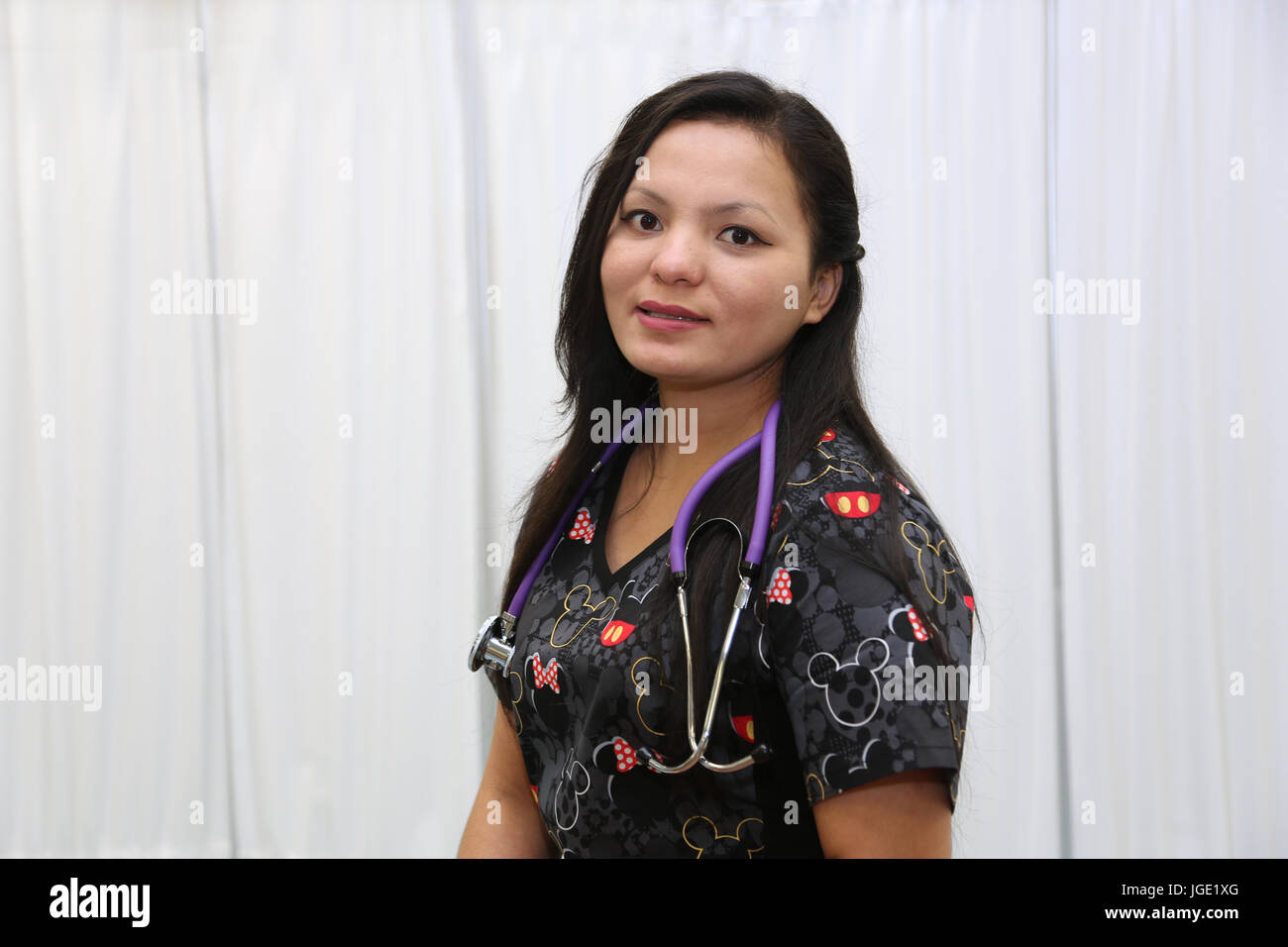 Weiblich-Krankenschwester Stockfoto