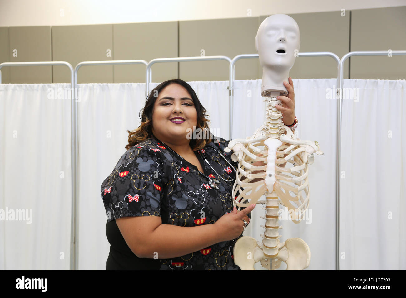 Weiblich-Krankenschwester Stockfoto