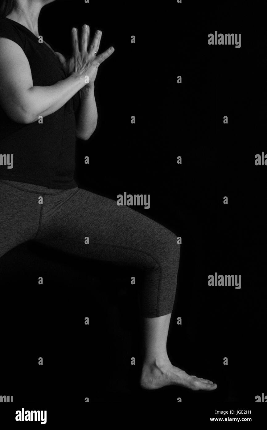 Mudras - Hand-yoga Stockfoto