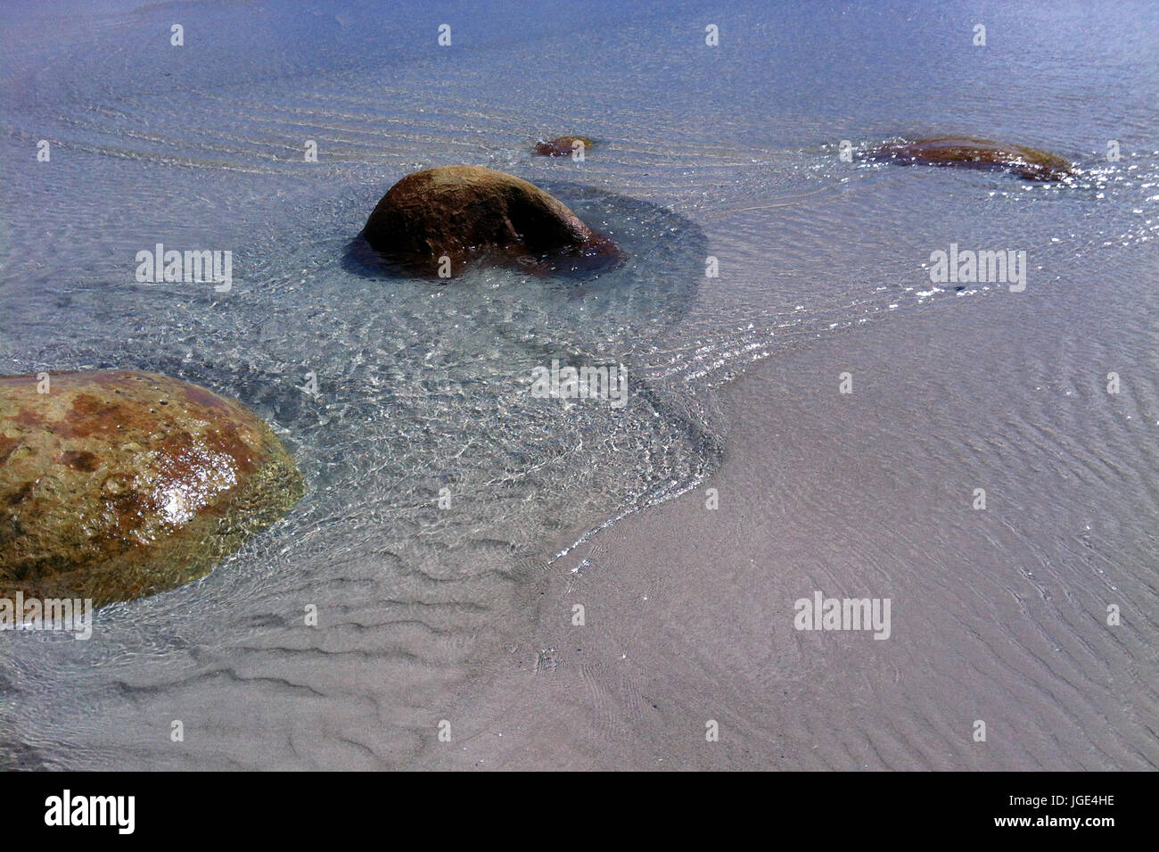 Ruhiges Wasser Stockfoto