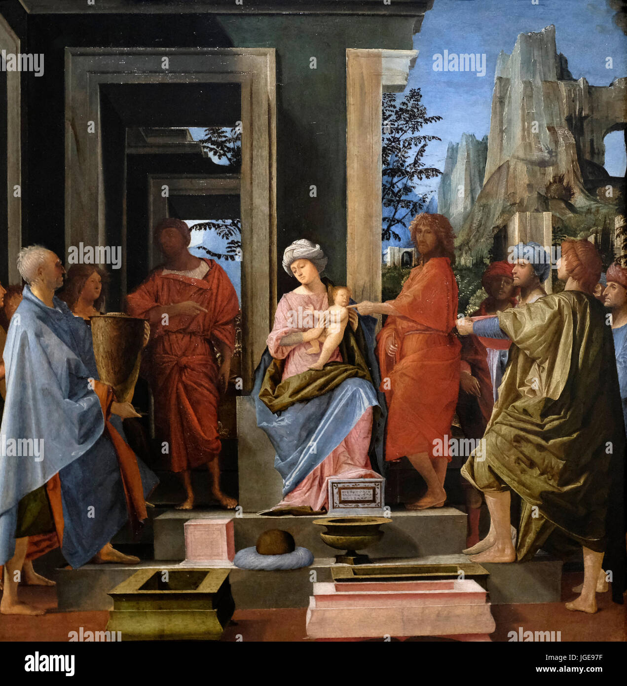 Die Anbetung der Könige, Bramantino, um 1500 Stockfoto