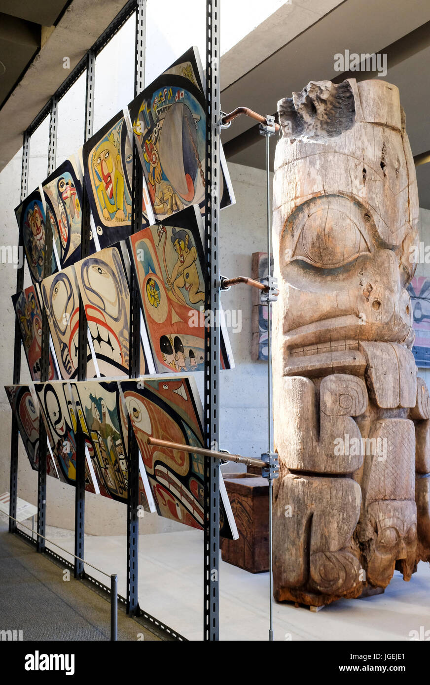 Museum of Anthropology in Vancouver, Kanada Stockfoto
