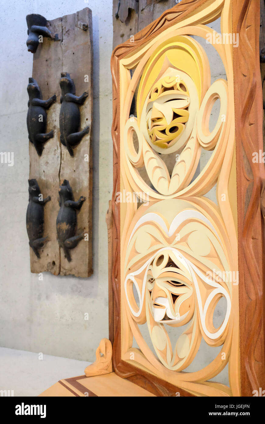 Museum of Anthropology in Vancouver, Kanada Stockfoto