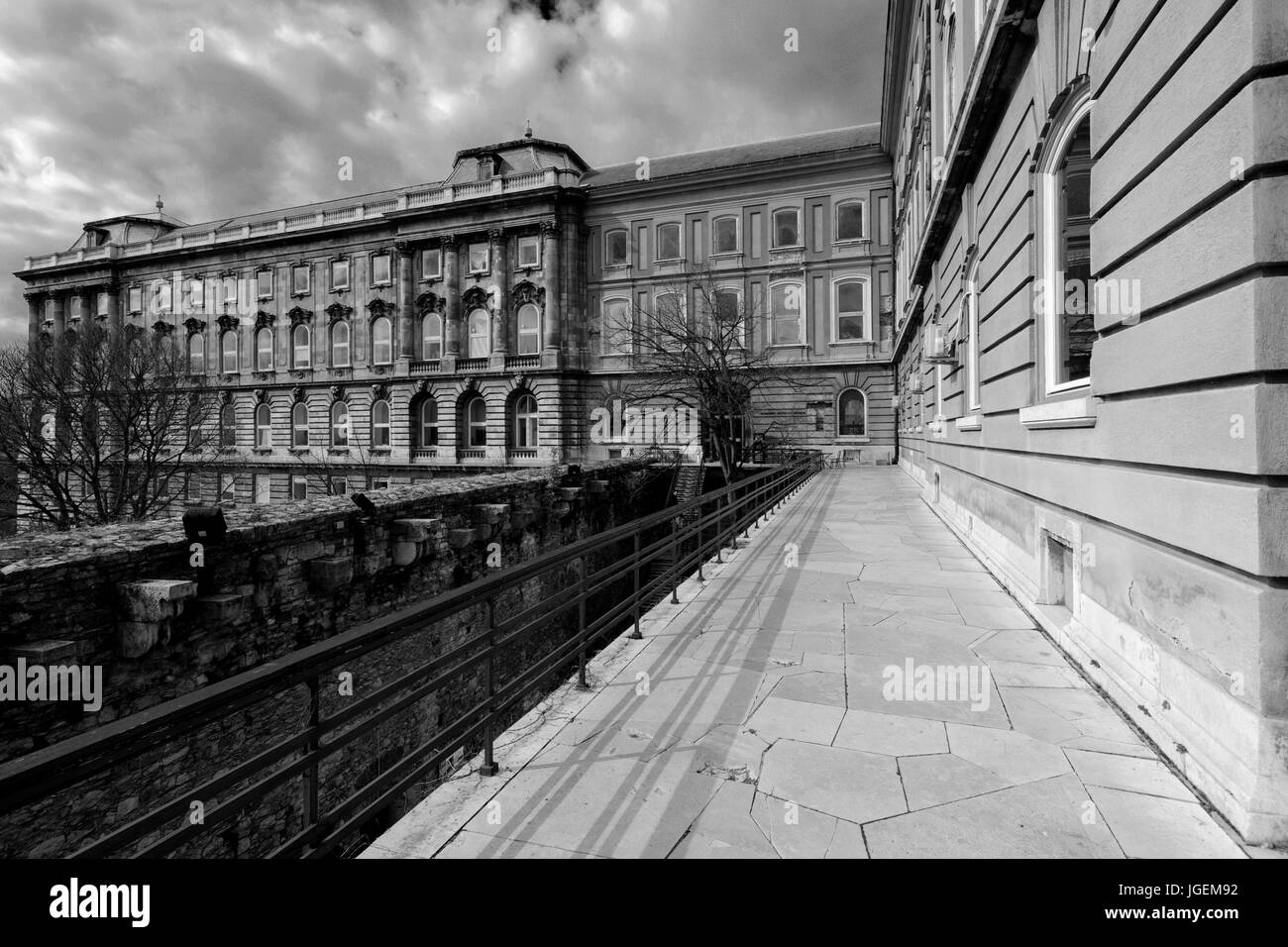 History Museum, Schloss-Hügel, Buda Schloss Stadt Budapest, Ungarn Stockfoto