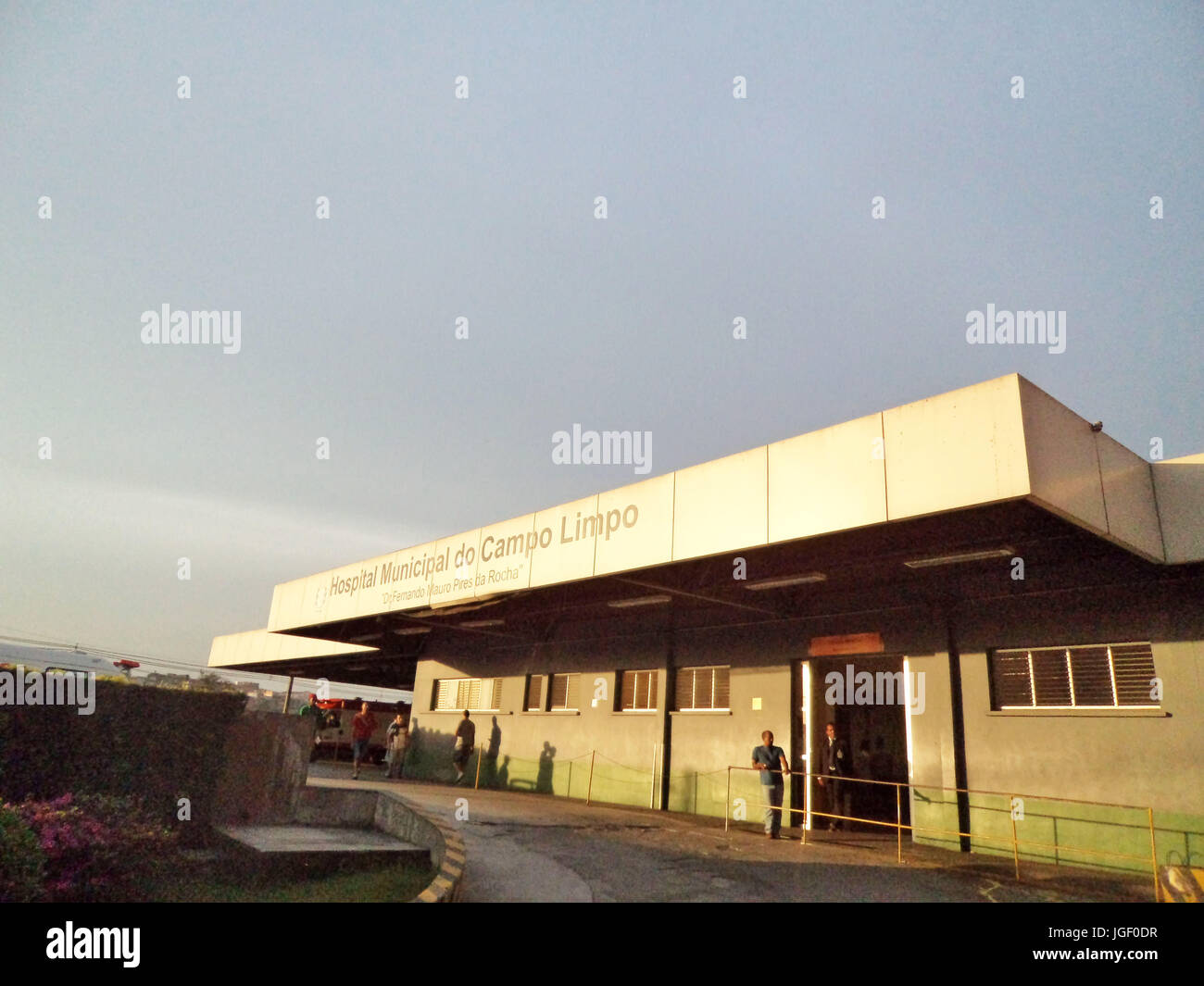 Hospital Municipal de Campo Limpo, Itapecerica Road, Hauptstadt, São Paulo, Brasilien. Stockfoto