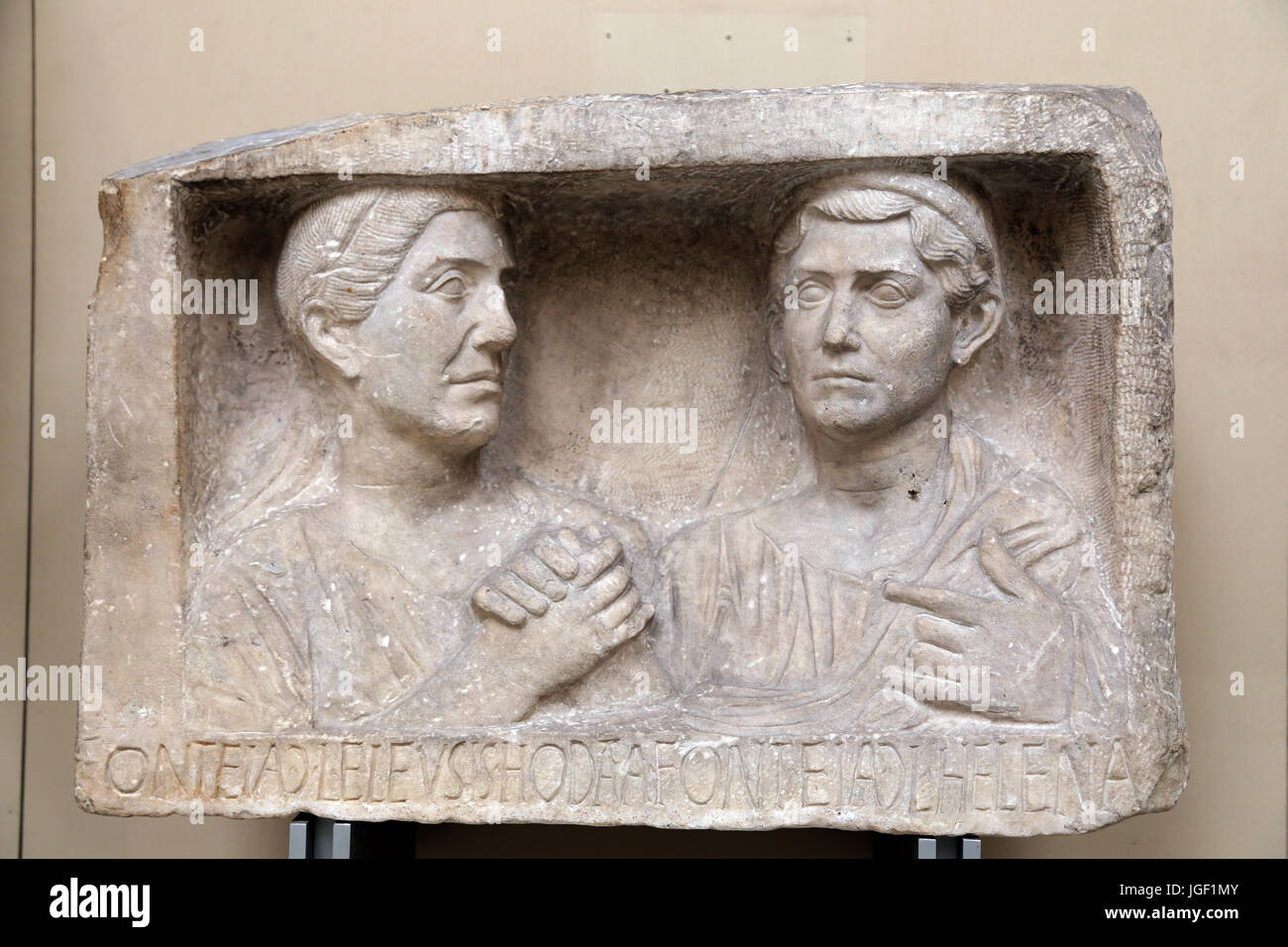 Römischen Reiches. Freedman und Freedwoman. 30-15 BCE. British Museum. London. UK Stockfoto