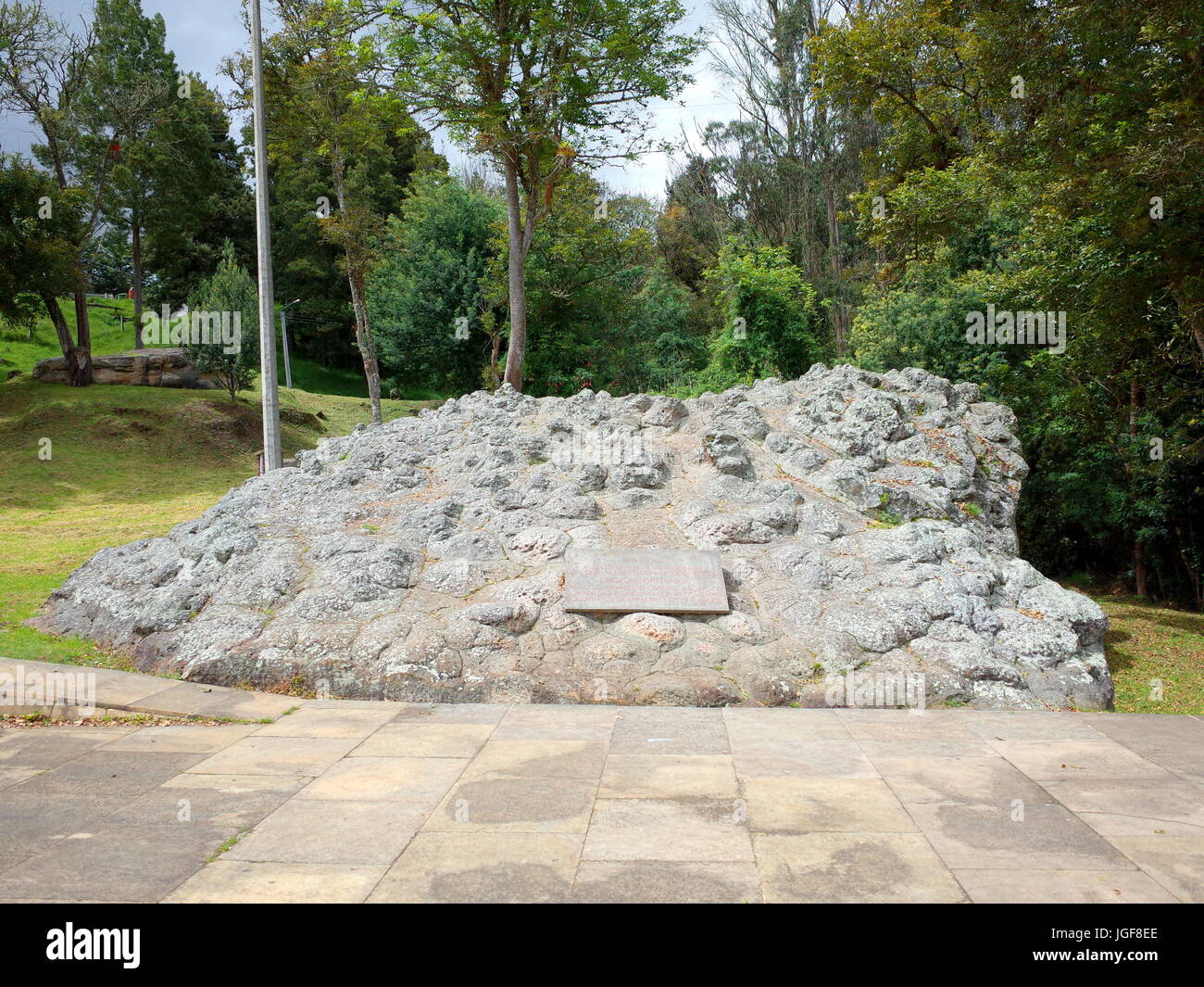 Ein Denkmal einen der British Legion, die Simin Bolivars Armee gewinnen Unabhängigkeit für Kolumbien an der Puente de Boyacá, die Website der sind geholfen Stockfoto