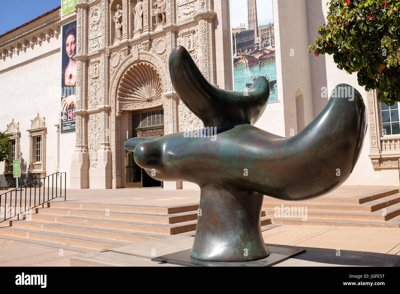 Solar Vogel, 1966, Joan Miro, die San Diego Museum of Art, Balboa Park, San Diego, Kalifornien Stockfoto