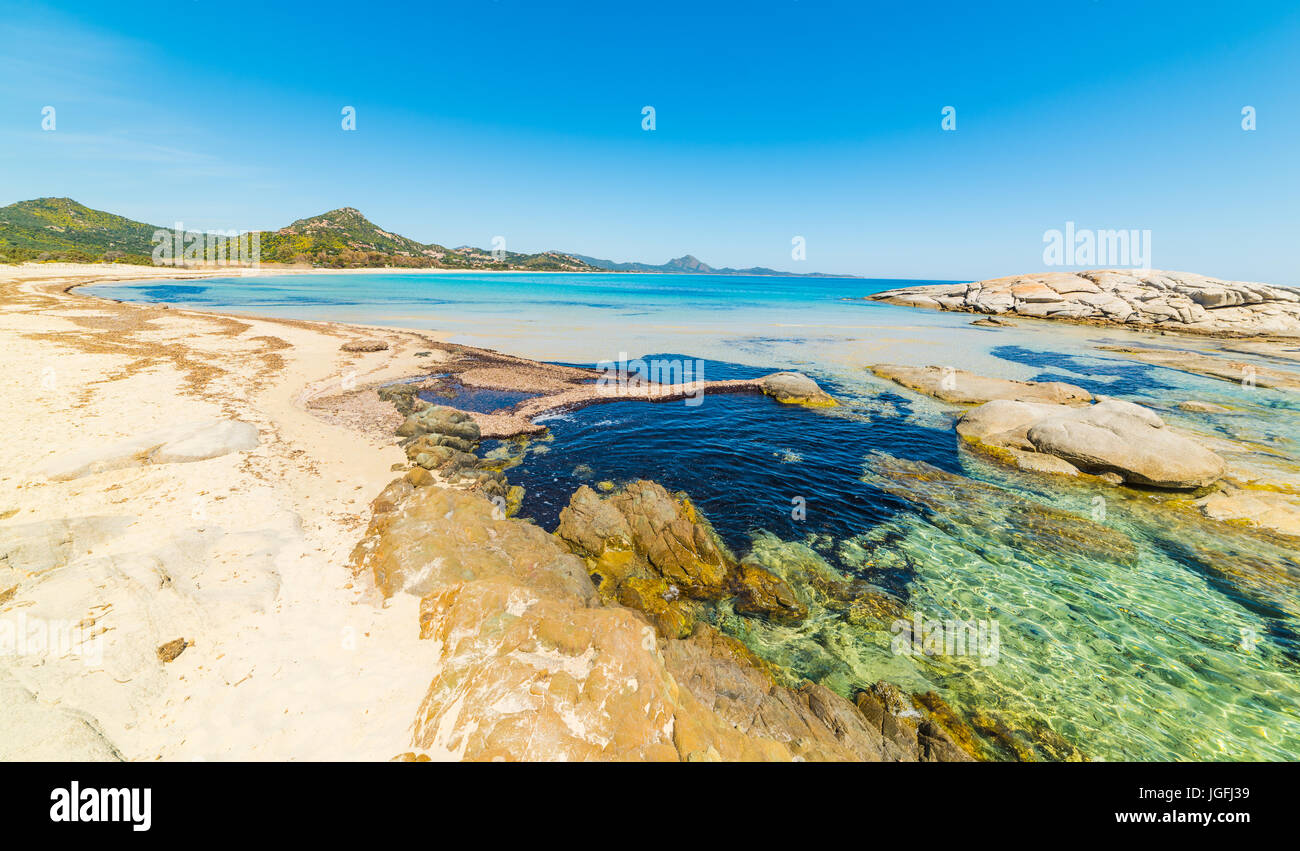 Scoglio di Peppino Ufer im Frühling Stockfoto