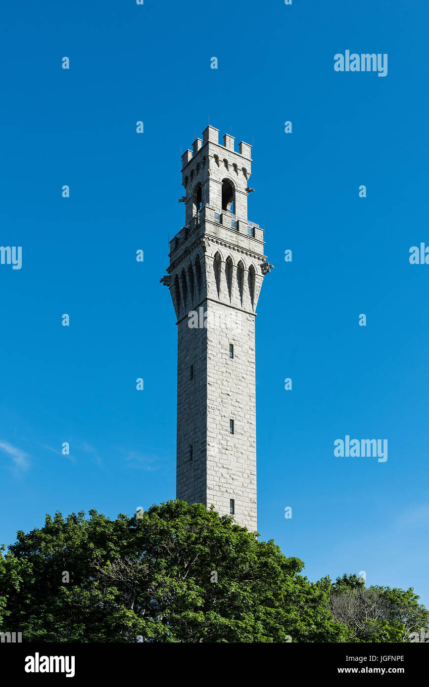 Pilgrim Monument, Provincetown, Cape Cod, Massachusetts, New England, USA. Stockfoto