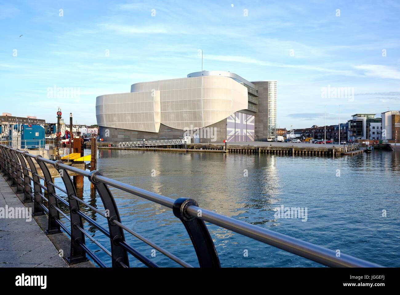 Ben Ainslie racing Center Camber Dock Portsmouth Hampshire UK Stockfoto