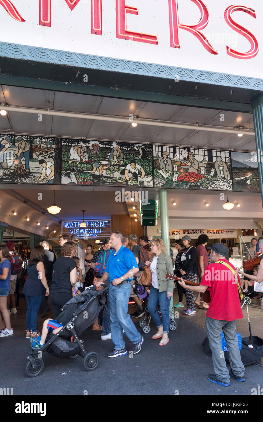 Pike Place Market, Seattle, Washington State, USA Stockfoto