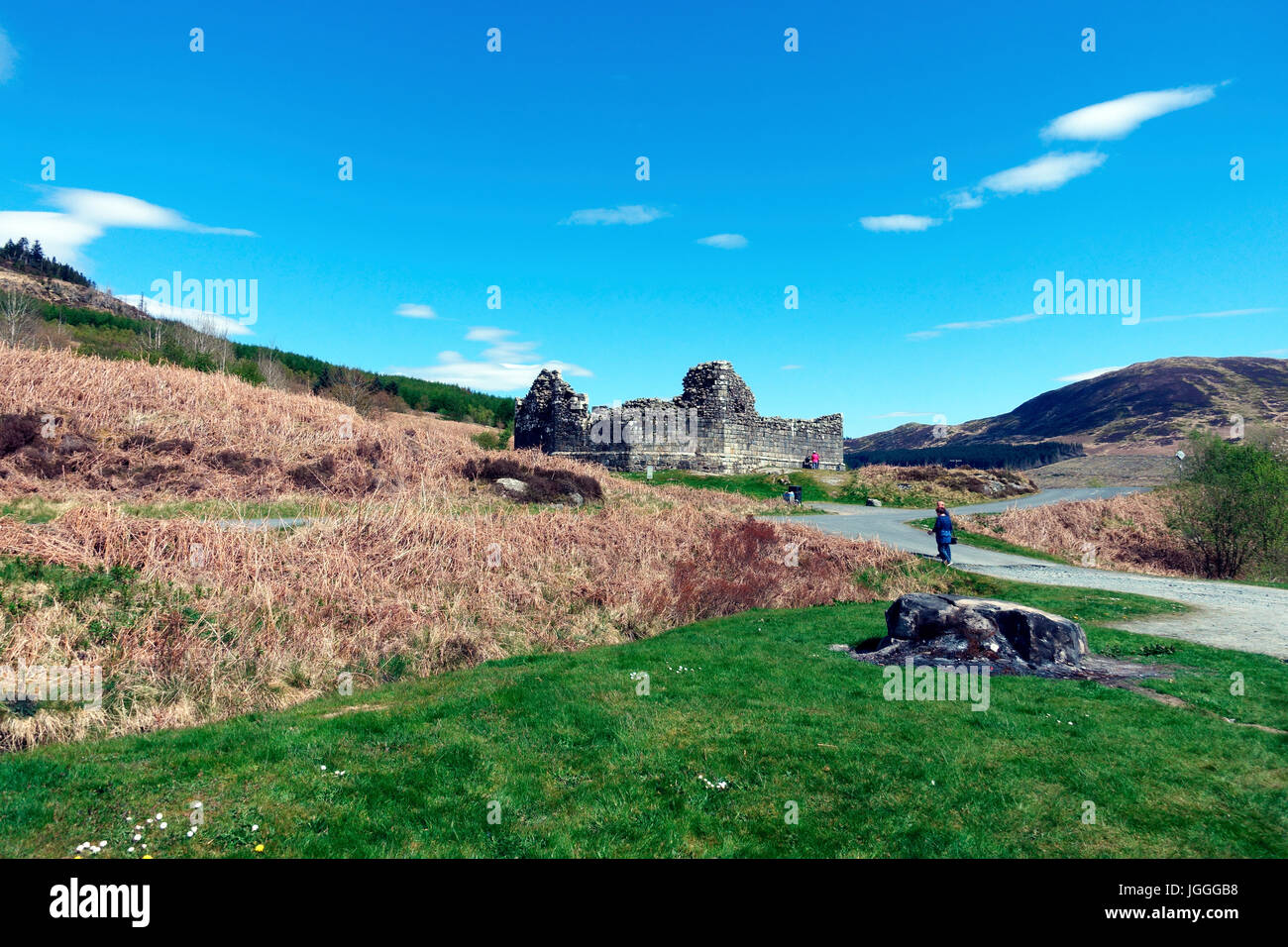 Loch Doon Castle in Dumfries & Galloway, Schottland Stockfoto