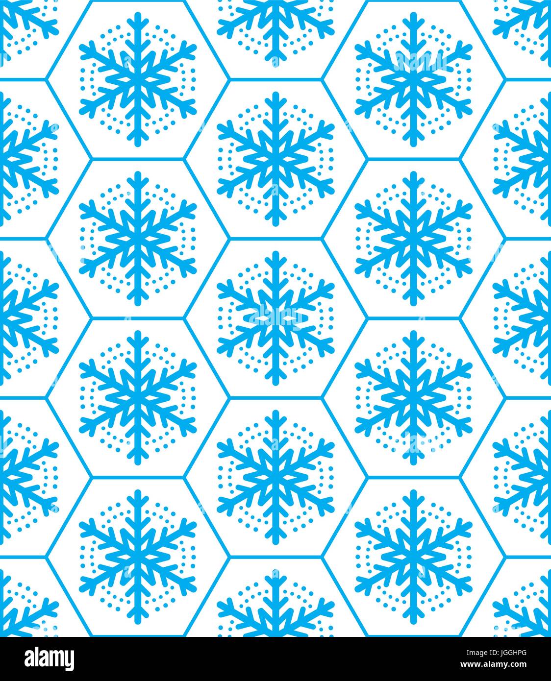 Winter-Muster, nahtloses Design Schneeflocken, Xmas nahtlose Hintergrund Stock Vektor