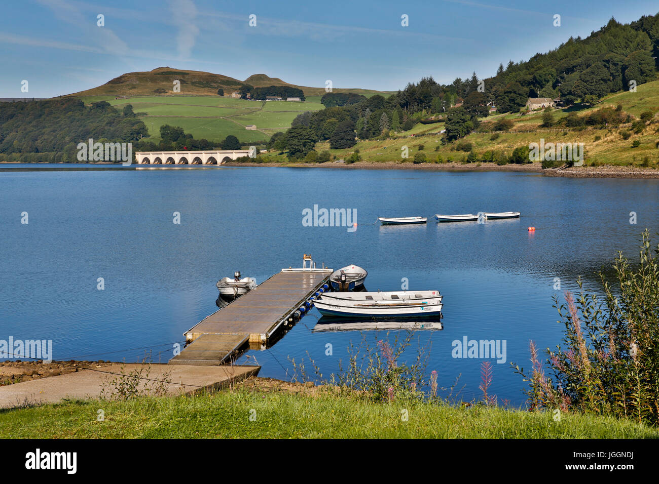 Ladybower Reservoir, Derbyshire, UK Stockfoto