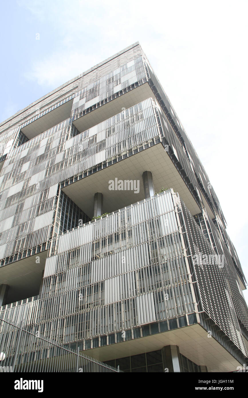 Fassade, Gebäude, Petrobras, 2016, Center, City, Rio De Janeiro, Brasilien. Stockfoto