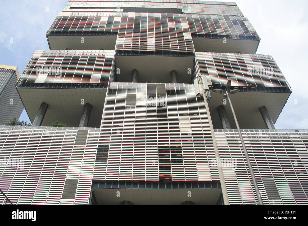 Fassade, Gebäude, Petrobras, 2016, Center, City, Rio De Janeiro, Brasilien. Stockfoto