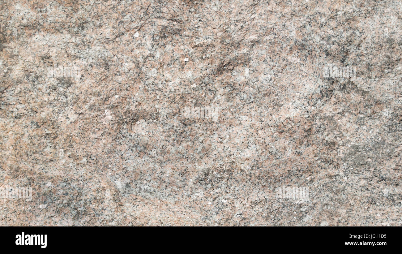 Granit Gesteinsoberfläche grob geschnitten Stockfoto