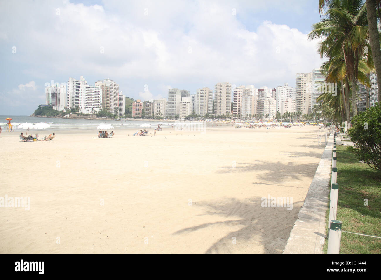 Menschen, 2014, Pitangueiras Strand, Paulista Küste, Guarujá, Sao Paulo, Brasilien Stockfoto