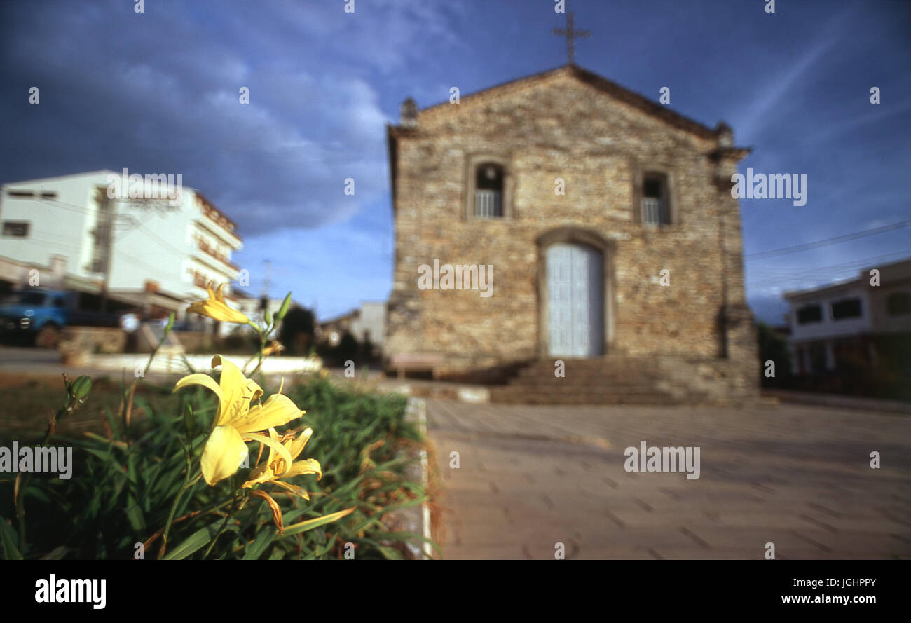 Rosario Church, São Thome Das Letras, Minas Gerais - Brasilien Stockfoto