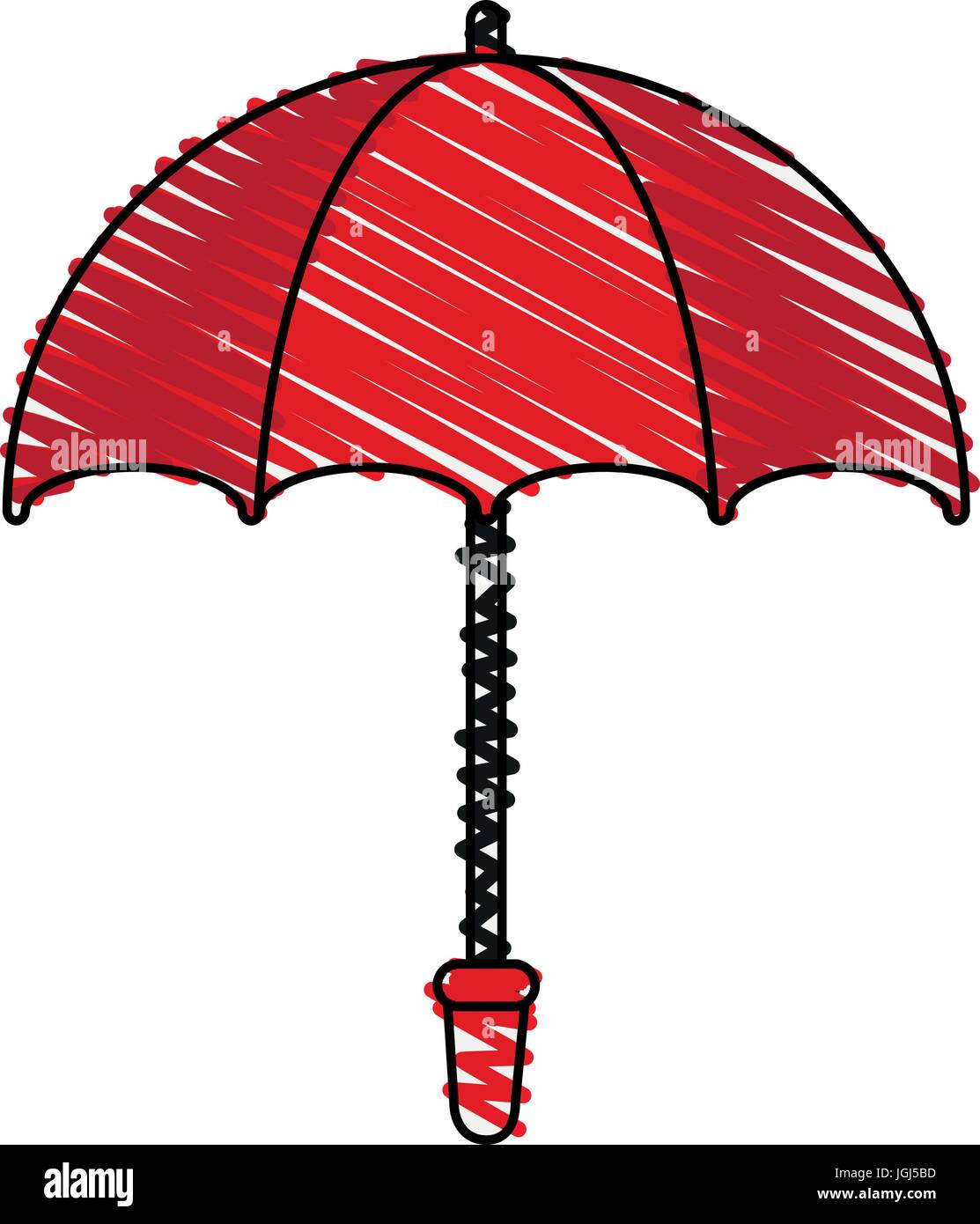 Regenschirm-Vektor-illustration Stock Vektor