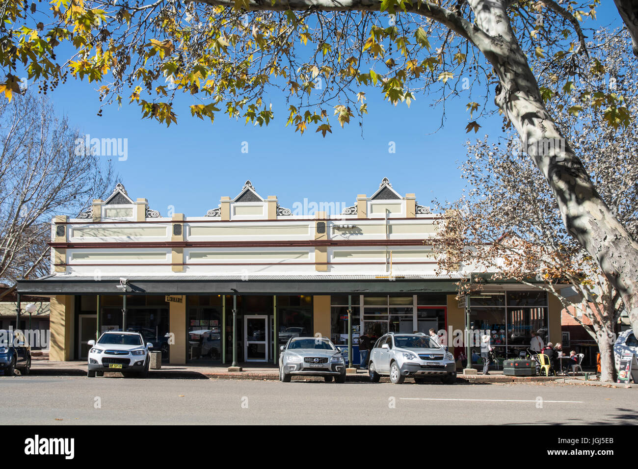 Edwardian Architektur Shop Fassade Barraba NSW Australia Stockfoto