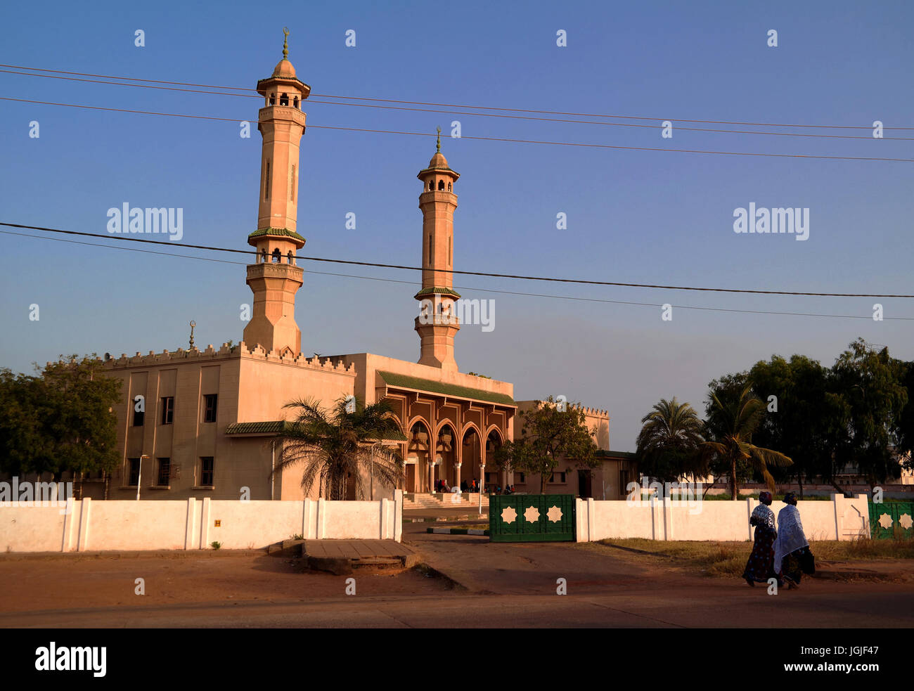 König-Fahd-Moschee in Banjul, Gambia, Westafrika Stockfoto