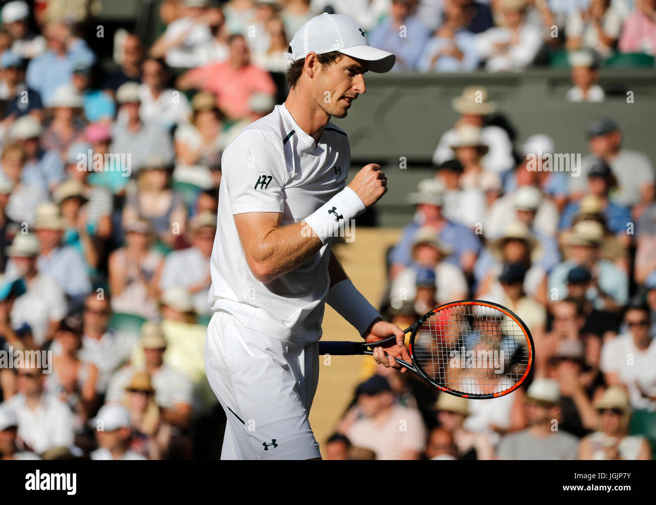 ANDY MURRAY, GROSSBRITANNIEN, die Wimbledon Championships 2017, 2017 Stockfoto